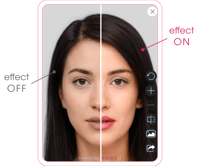 バーチャルリップ体験の画像